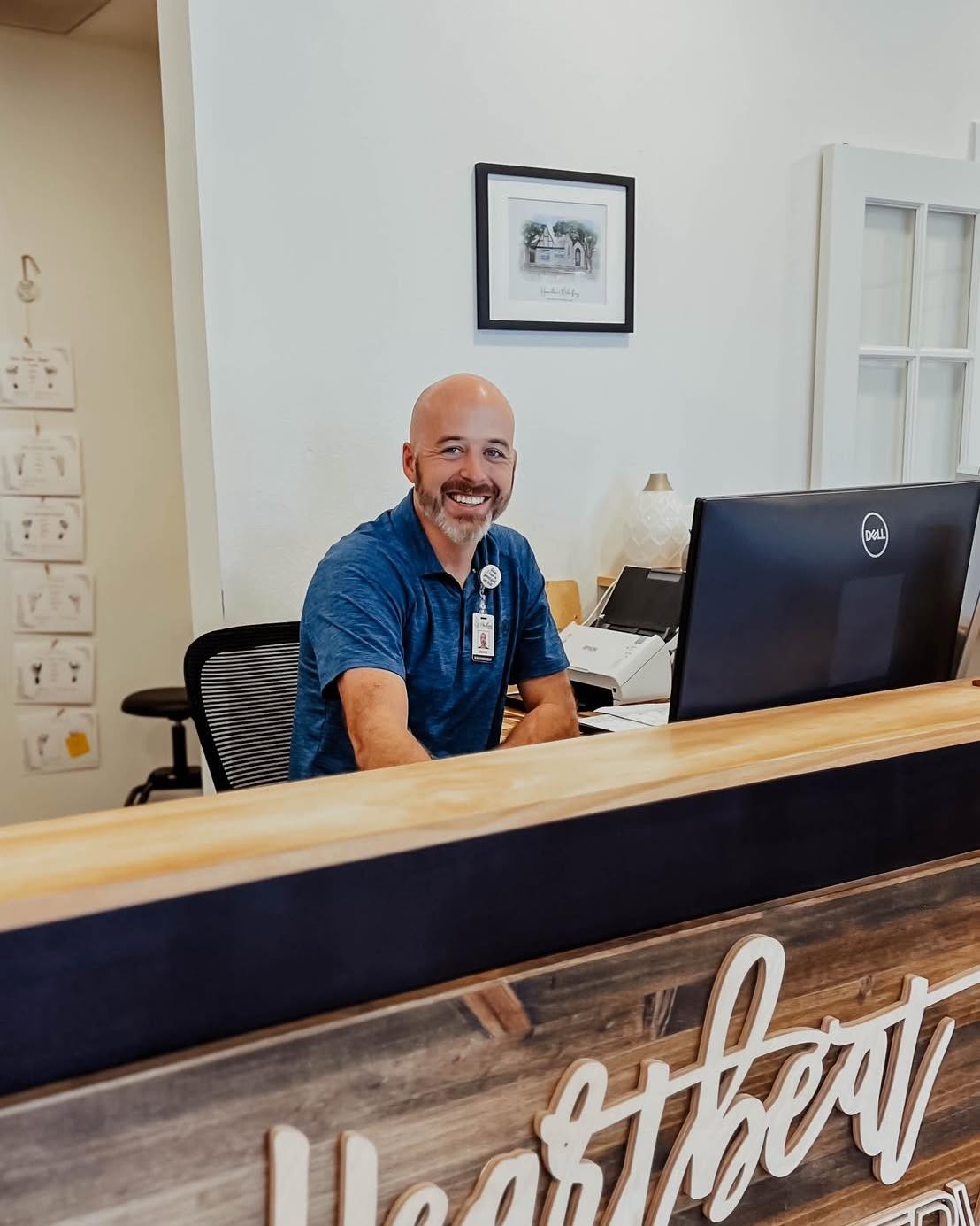 He's not technically a midwife… but he does deliver a smooth-running birth center!